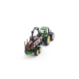 SIKU Farmer 1954 - Traktor John Deere s lesním přívěsem 1:50