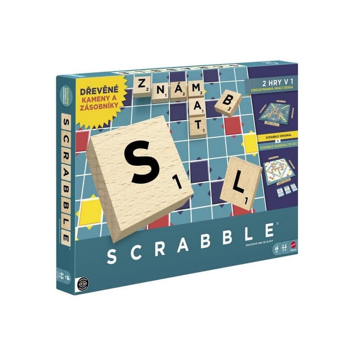 Scrabble Dřevěná Edice CZ