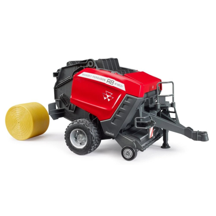 Bruder 2039 Lis na kulaté balíky Massey Ferguson RB 4180V