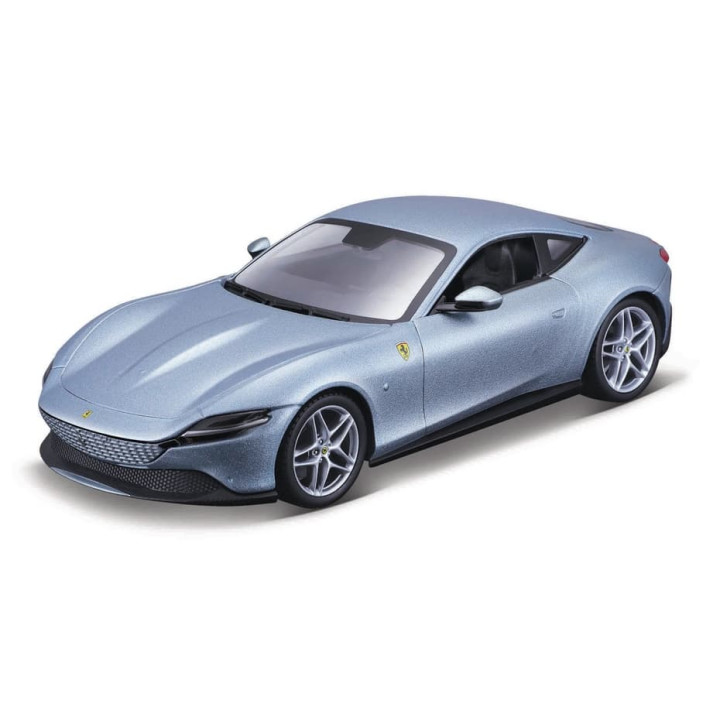Bburago - RACE+PLAY, Ferrari Roma, šedá metalíza, 1:24