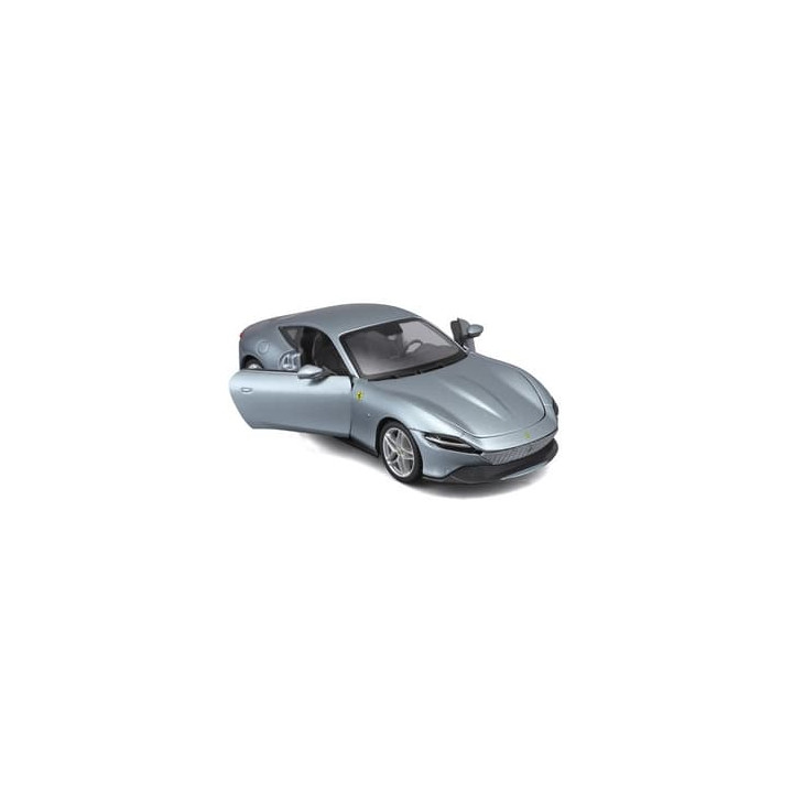 Bburago - RACE+PLAY, Ferrari Roma, šedá metalíza, 1:24