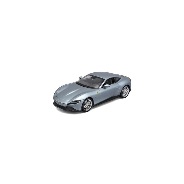 Bburago - RACE+PLAY, Ferrari Roma, šedá metalíza, 1:24