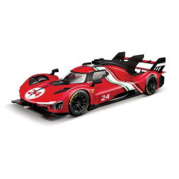 Bburago - RACING, FERRARI 499P MODIFICATA, červená, 1:18
