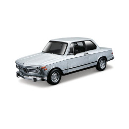 Bburago - Auta HOBBY, BMW 2002tii (1972), stříbrná, 1:32