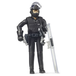 Bruder 62151 Policista těžkooděnec