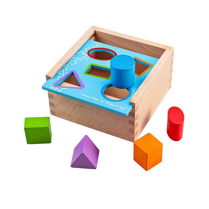 Bigjigs Toys Vkládací krabička s tvary