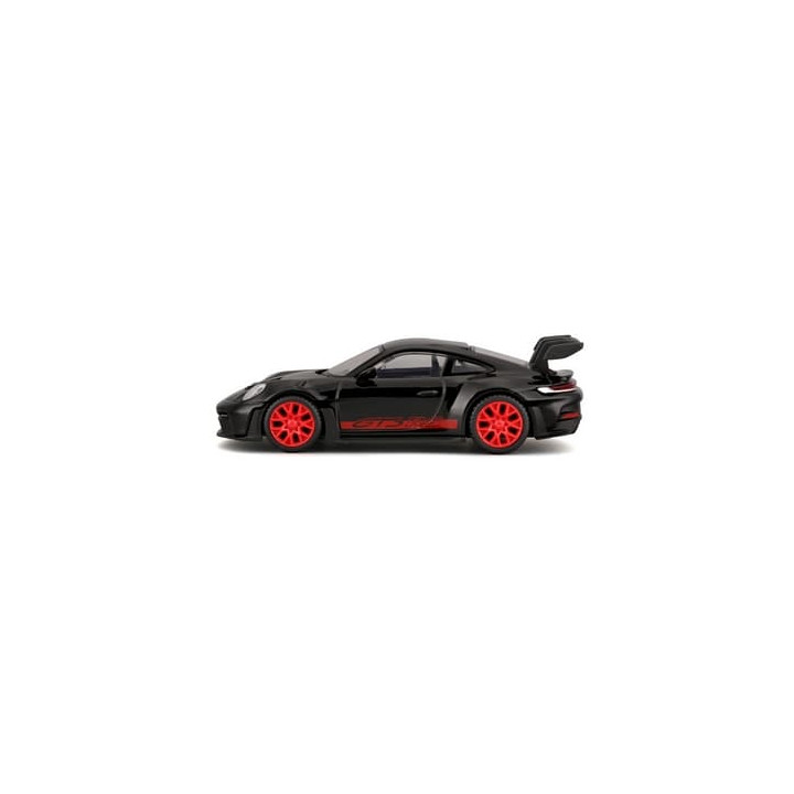 Bburago - RACE, Porsche 911 GT3 RS v dekorativním boxu, černá, 1:43