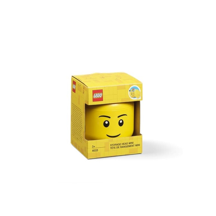 LEGO úložná hlava (mini) - chlapec