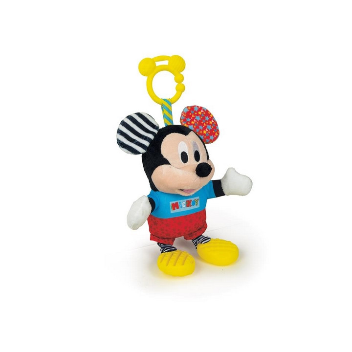 Clementoni Mickey plyšový se zvuky a úchytem