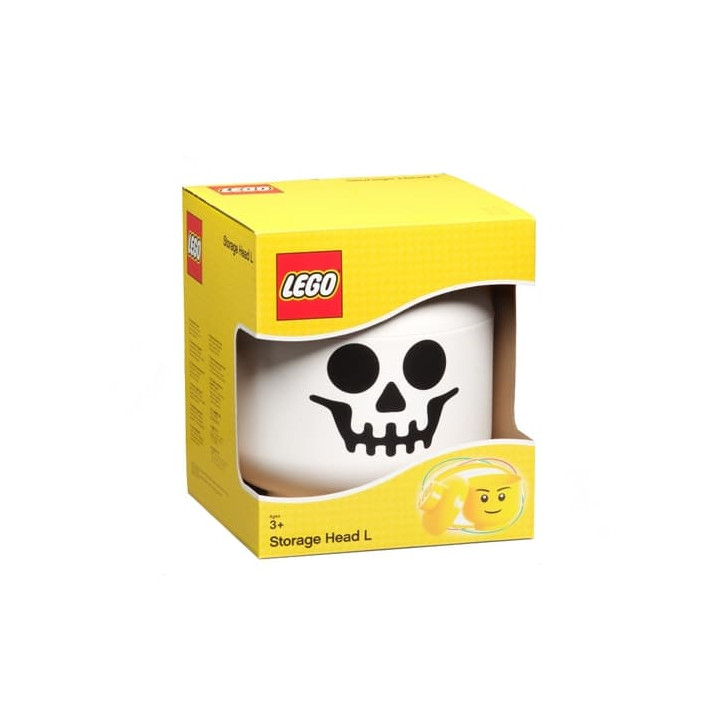 LEGO úložná hlava (velikost L) - kostlivec