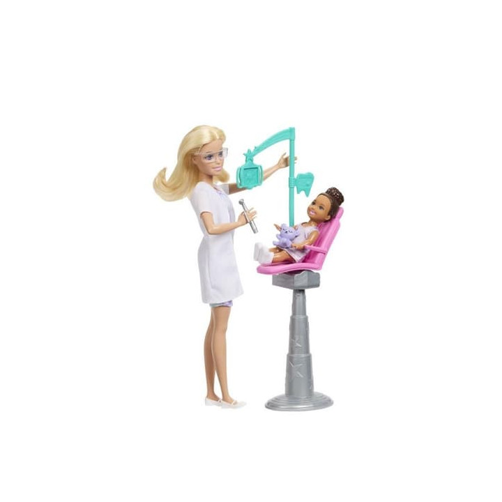 Barbie herní set povolání - zubařka blondýnka