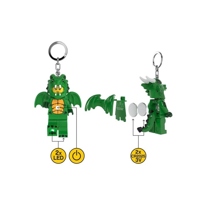 LEGO Minifigures Zelený drak svítící figurka