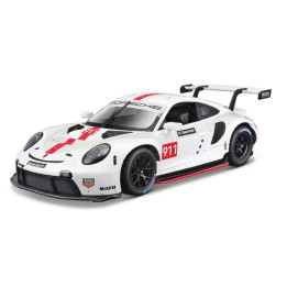 Bburago - RACE, Porsche 911 RSR, bílá, 1:24