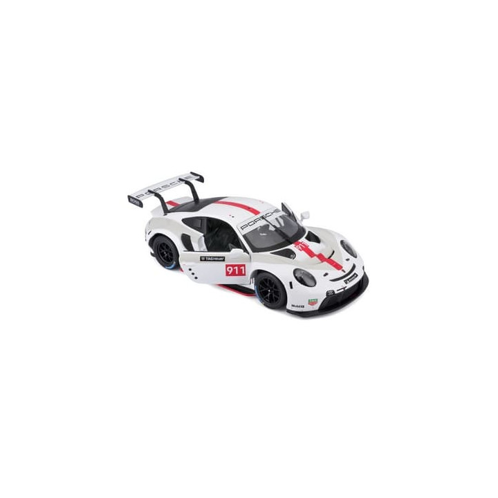 Bburago - RACE, Porsche 911 RSR, bílá, 1:24