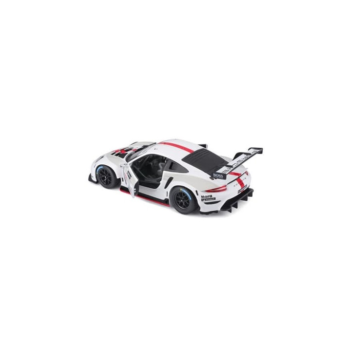 Bburago - RACE, Porsche 911 RSR, bílá, 1:24