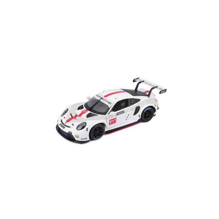 Bburago - RACE, Porsche 911 RSR, bílá, 1:24