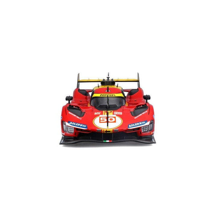 Bburago - RACING, FERRARI 499P, 24H LE MANS CHAMPION 2024, červená, 1:18