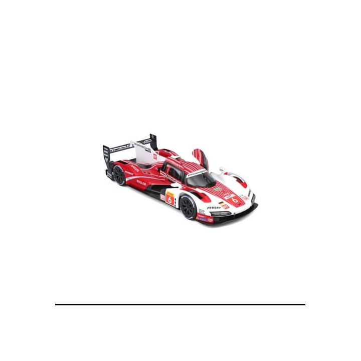 Bburago - RACE, Porsche 963 (2024), bílá-červená, 1:24