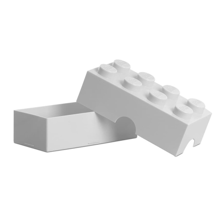 LEGO box na svačinu 100 x 200 x 75 mm - bílá