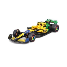Bburago - RACE Formule F1, Team McLaren MCL38 (2024) Senna Edition,  4 Lando Norris, 1:43