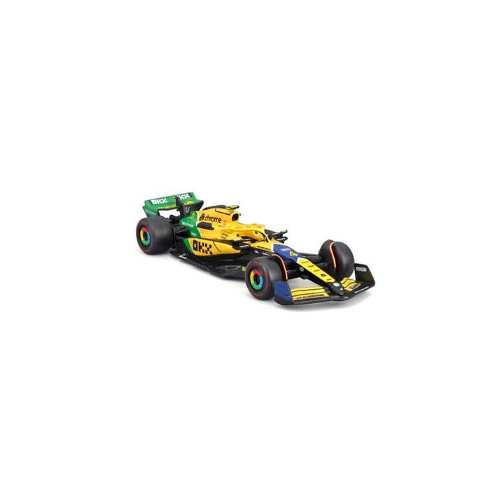 Bburago - RACE Formule F1, Team McLaren MCL38 (2024) Senna Edition,  4 Lando Norris, 1:43