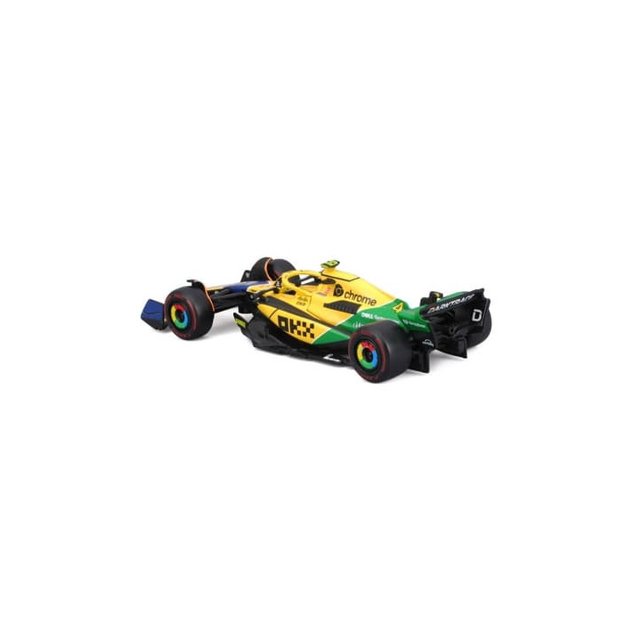 Bburago - RACE Formule F1, Team McLaren MCL38 (2024) Senna Edition,  4 Lando Norris, 1:43