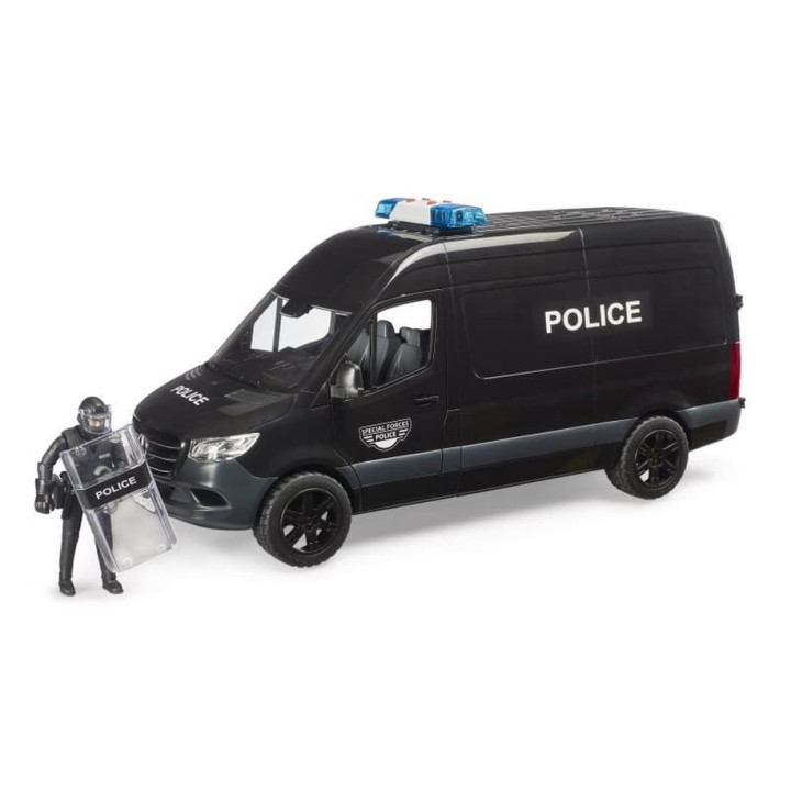 Bruder 2685 MB Sprinter s policistou těžkooděncem