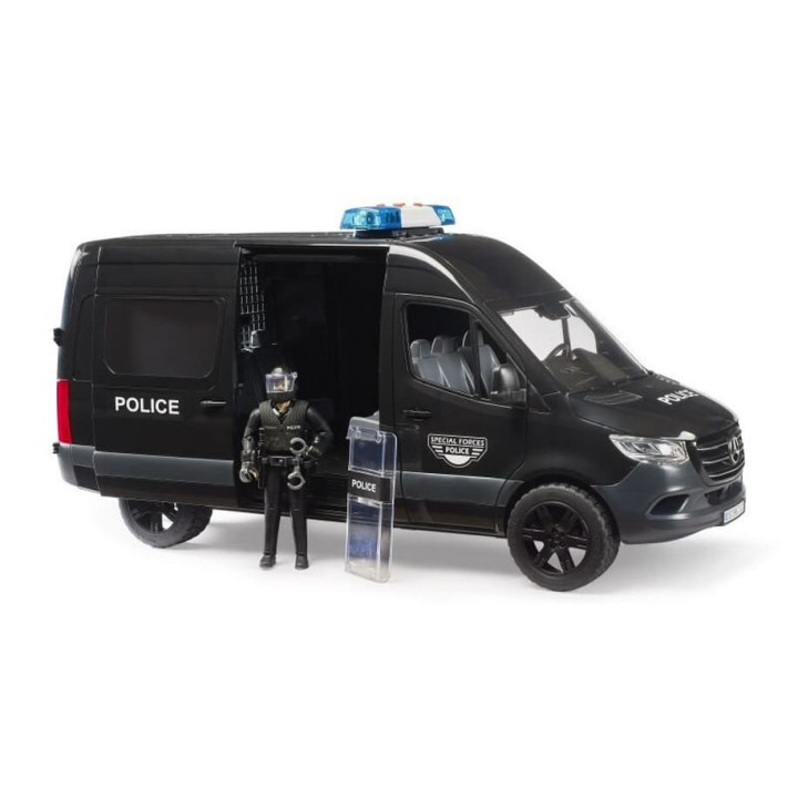 Bruder 2685 MB Sprinter s policistou těžkooděncem