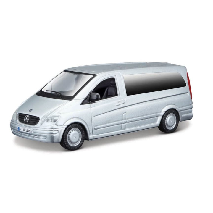 Bburago - Auta HOBBY, Mercedes-Benz VITO, stříbrná, 1:32