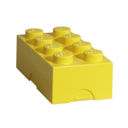 LEGO box na svačinu 100 x 200 x 75 mm - žlutá