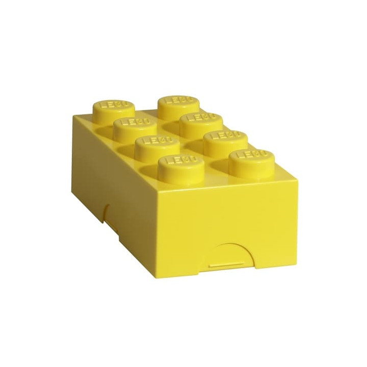 LEGO box na svačinu 100 x 200 x 75 mm - žlutá