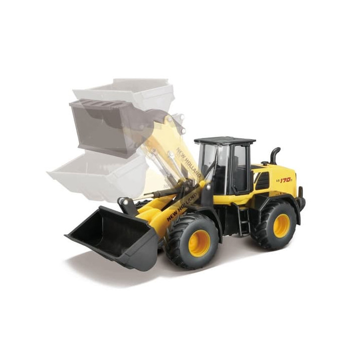 Bburago - Construction, New Holland W170D - Kolový nakladač, 1:50