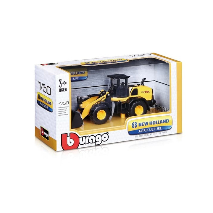 Bburago - Construction, New Holland W170D - Kolový nakladač, 1:50