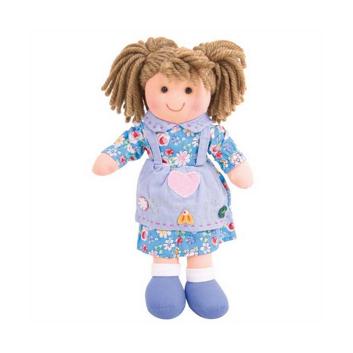 Bigjigs Toys Látková panenka Grace 28 cm