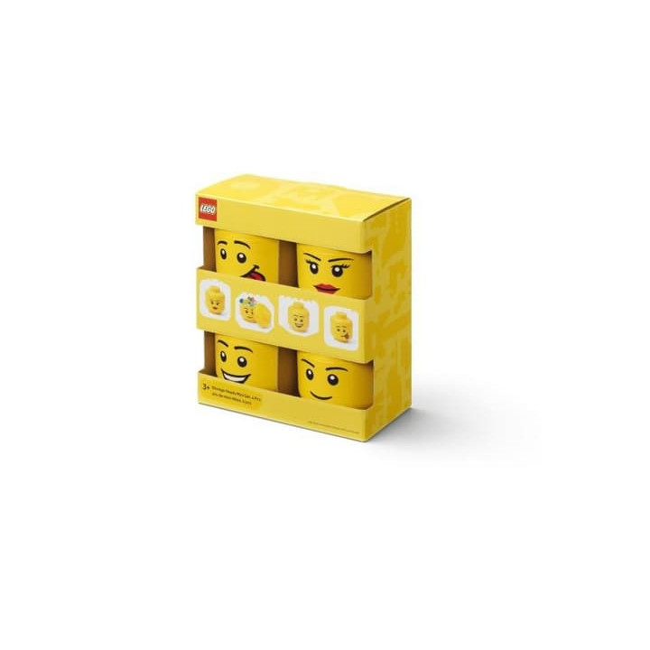 LEGO úložná hlava (mini) Multi-pack 4 ks - NEW