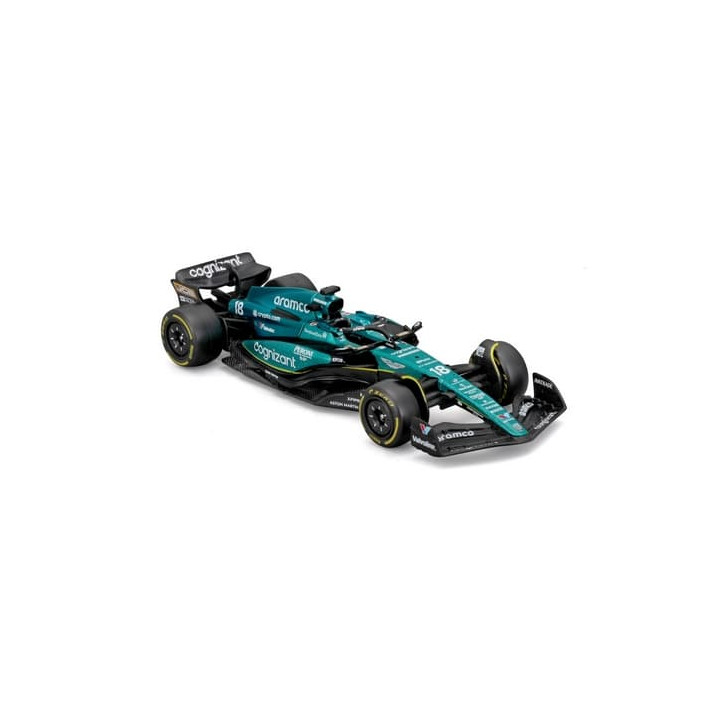 Bburago - RACE Formule F1, Team Aston Martin AMR23 (2023),  18 Lance Stroll, 1:43