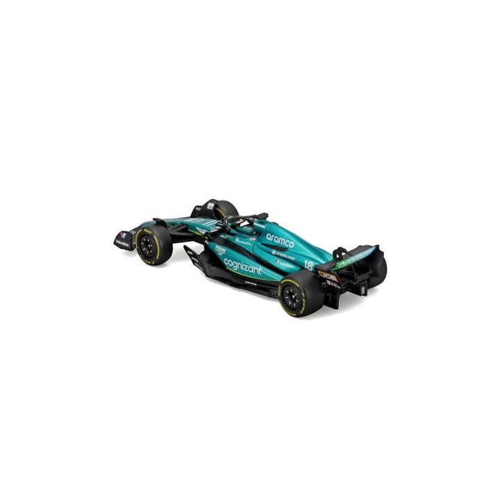 Bburago - RACE Formule F1, Team Aston Martin AMR23 (2023),  18 Lance Stroll, 1:43