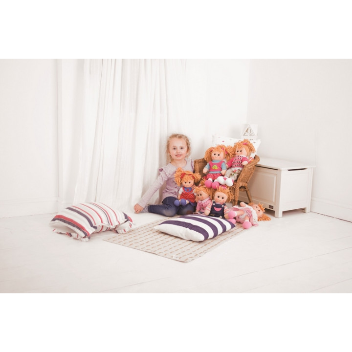 Bigjigs Toys Látková panenka Grace 28 cm