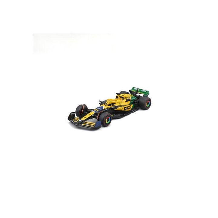 Bburago - RACE Formule F1, Team McLaren MCL38 (2024) Senna Edition,  81 Oscar Piastri, 1:43