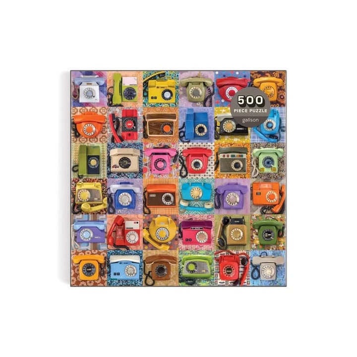 Galison Puzzle Troy Litten Eastern Bloc Telephones 500 dílků