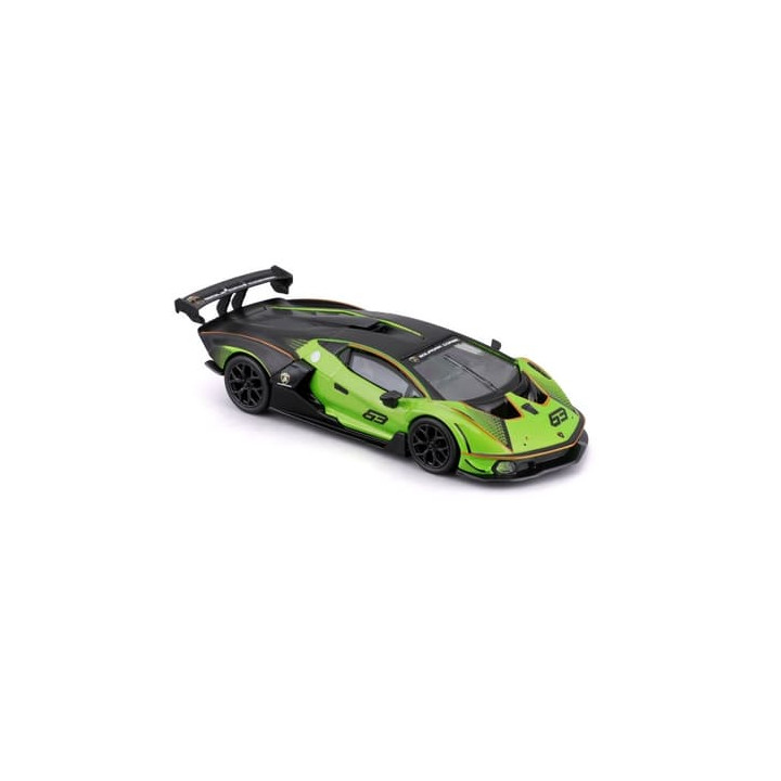 Bburago - RACE, Lamborghini Essenza SCV12, zelená metalíza-černá, 1:32