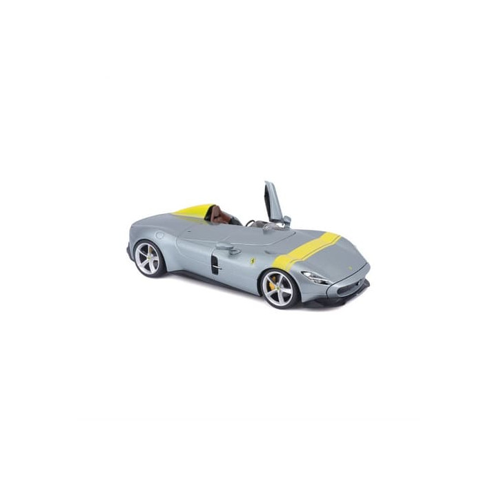 Bburago - RACE+PLAY, Ferrari Monza SP1, stříbrná, 1:24