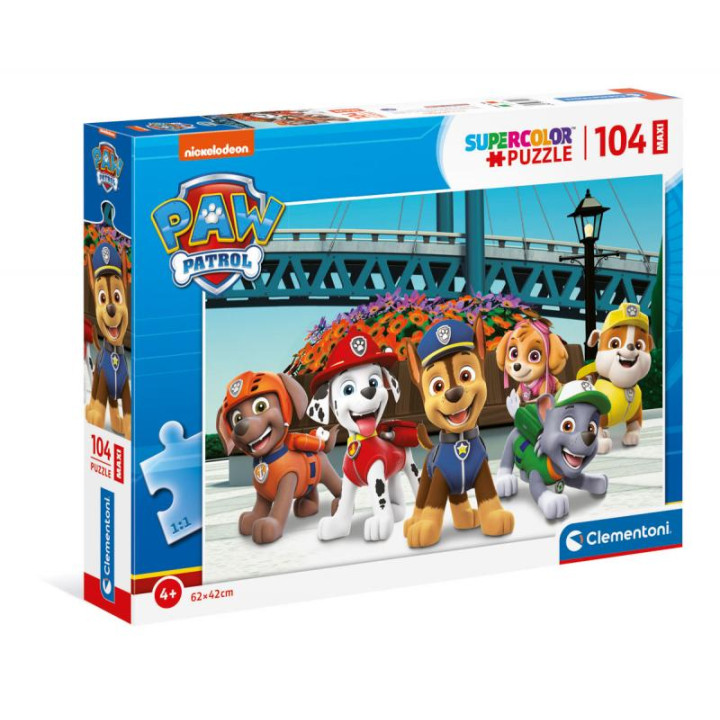 Clementoni Puzzle 104 dílků Maxi - Paw Patrol