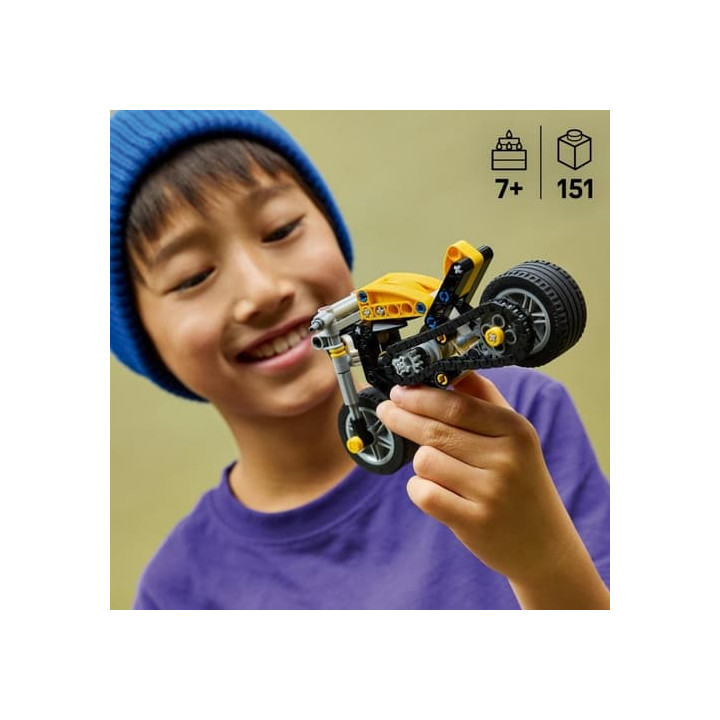 LEGO® TECHNIC 42225 Žlutá motorka