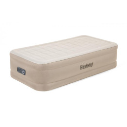 Semišová nafukovací matrace Bestway FORTECH s el. Pumpou 191 x 97 x 46 cm