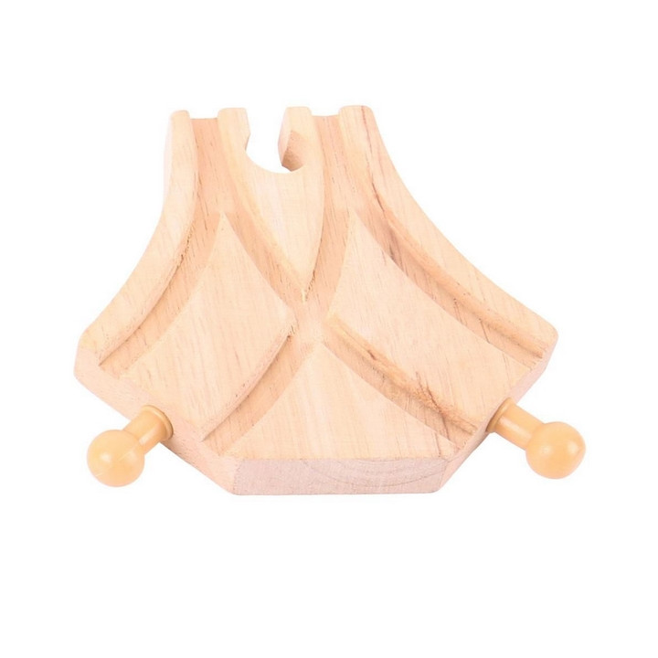 Bigjigs Rail Symetrická výhybka 4ks
