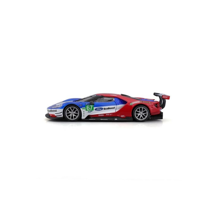 Bburago - RACE, 2017 Ford GT, modro-červená, 1:32