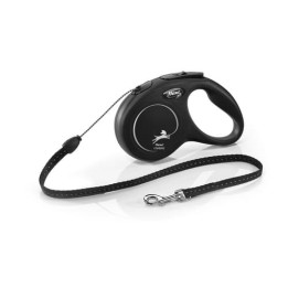 Flexi Vodítko Classic S lanko 5m černé