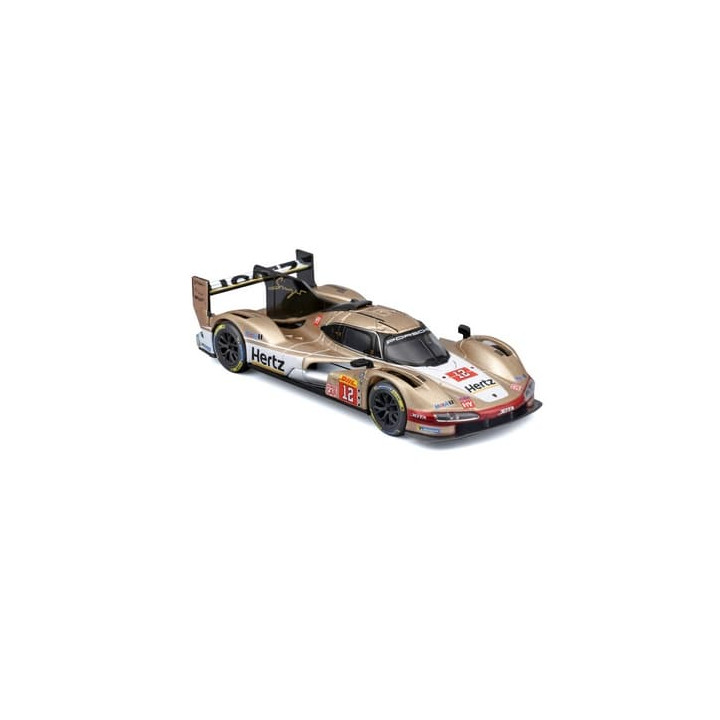 Bburago - RACE, Porsche 963 v dekorativním boxu, zlatá, 1:43