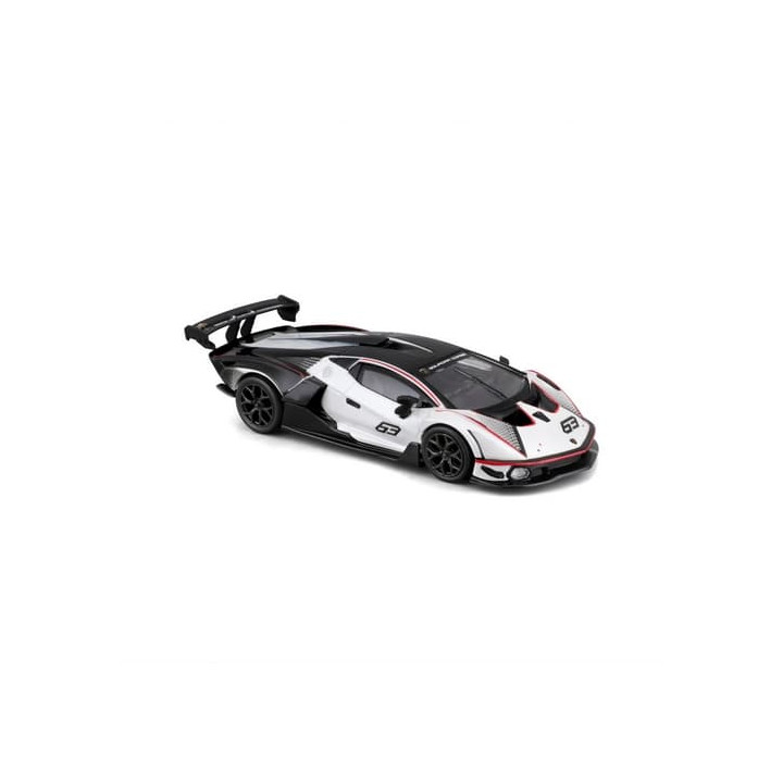 Bburago - RACE, Lamborghini Essenza SCV12, bílá perleť-černá, 1:32